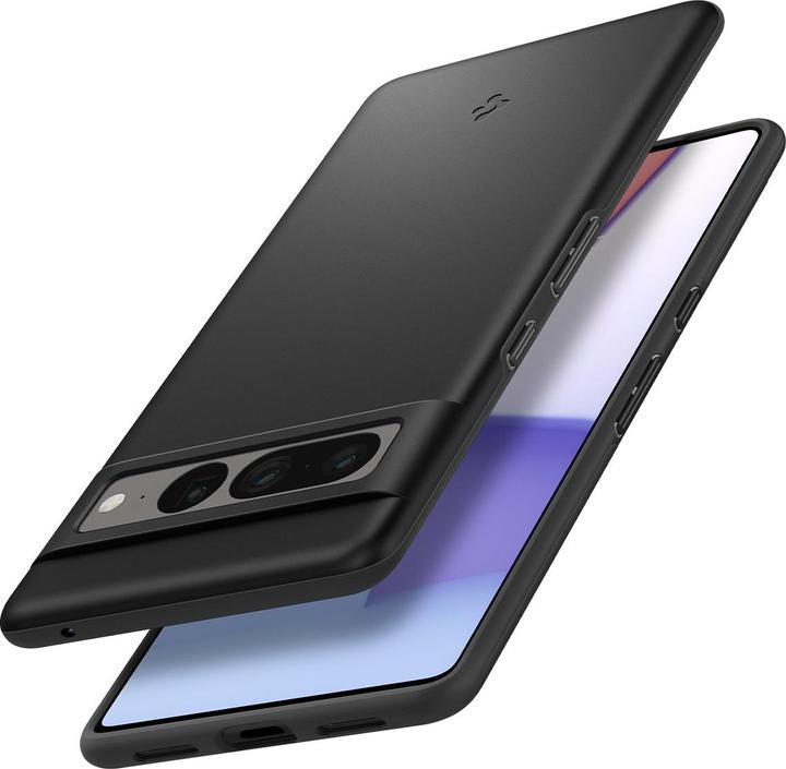 Actual product image Spigen Thin Fit Case for Google Pixel 7 Pro - black (Google Pixel 7 Pro)