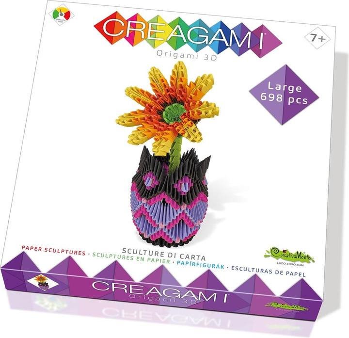 Image du produit Origami 3D Vase avec fleurs 698 pièces (698 pièces)