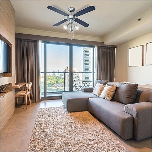 Actual product image Bestron Ceiling fan with 3 LED lights (50 dB)