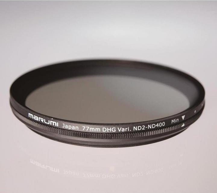 Actual product image Marumi ND2-ND400 Series Variable DHG (55 mm, Neutral density filter, 400 mm)