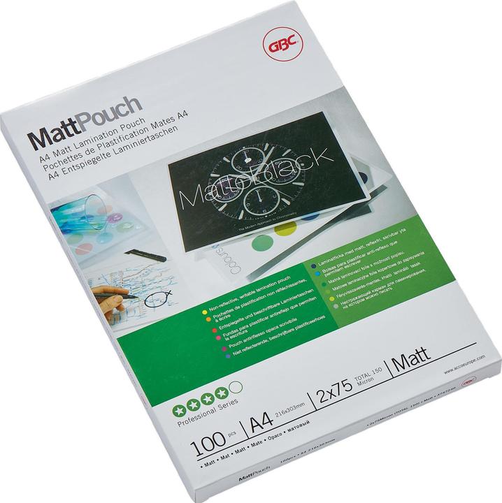 Produktbild GBC Laminierfolie (A4, 100 Stück, 75 µm)