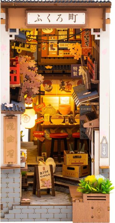 Image du produit Robotime Bausatz Sakura's Weinstrasse, Modell Art: Book Nook