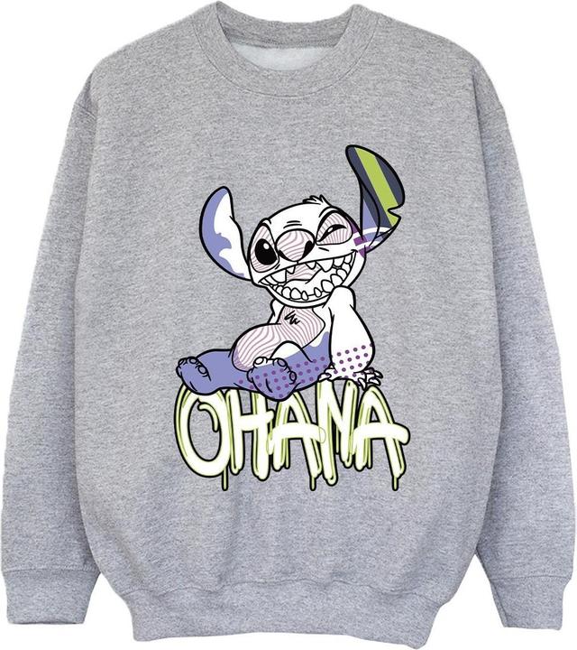 Disney Lilo And Stitch Ohana Graffiti Sweatshirt Mädchen