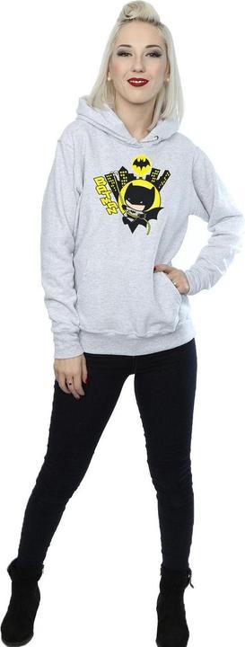 Actual product image Womens/Ladies Chibi Batman Swinging Hoodie (M)