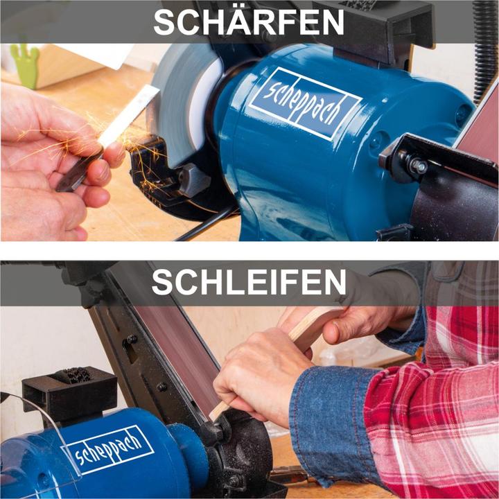 Immagine prodotto Scheppach BGS700 Smerigliatrice combinata 230V 50Hz 250W (Smerigliatrice, 370 W)