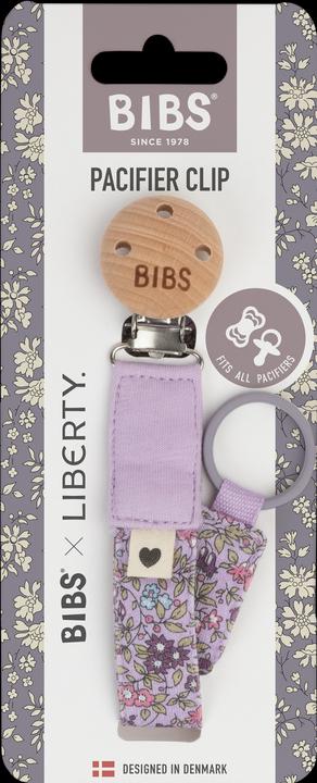 Image du produit Bibs x Attache-sucette Liberty, Camomille Lawn Violet Sky (1 x)