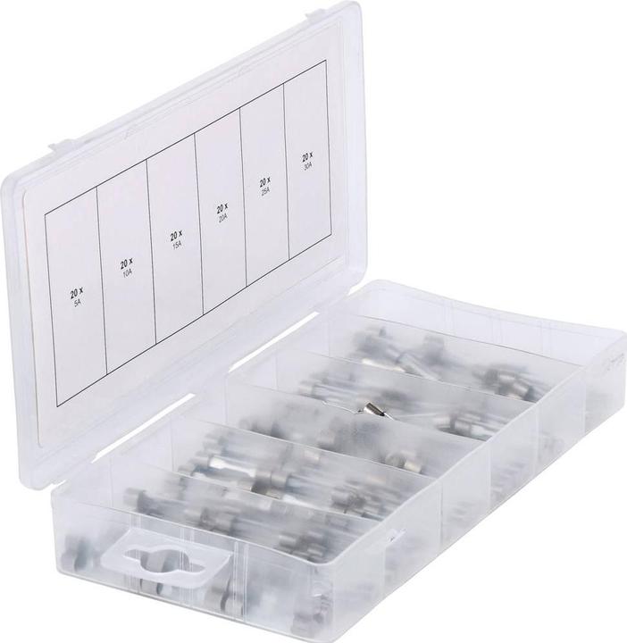Produktbild KS Tools Sortiment Glassicherungen (Feinsicherung, 30 A, Träge)