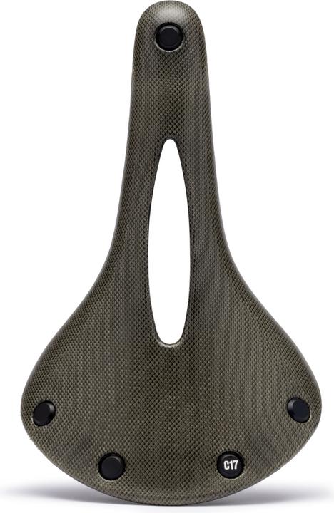 Actual product image Brooks England C17 Carved Mud Green