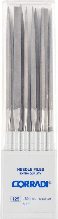 Actual product image Pferd CORRADIN Needle File Set NFB 125 160 H2 (Cut 2, 160 mm)