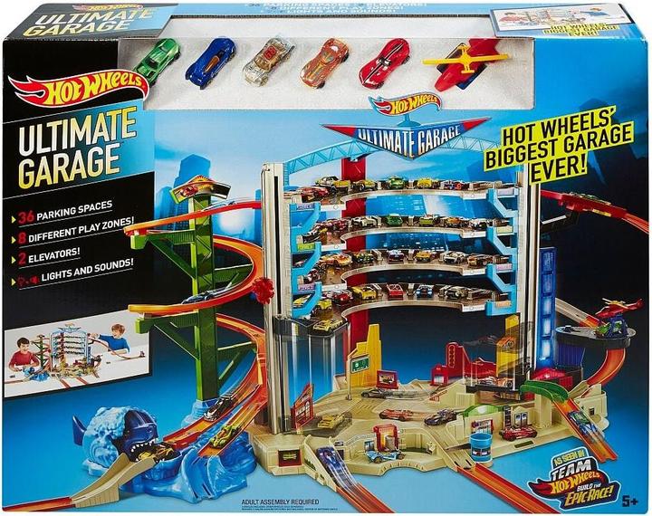 Image du produit Hot Wheels Garage ultime de la ville avec attaque de requins