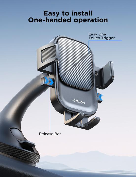 Produktbild Joyroom JR-OK6 Autotelefonhalter am Armaturenbrett – Schwarz