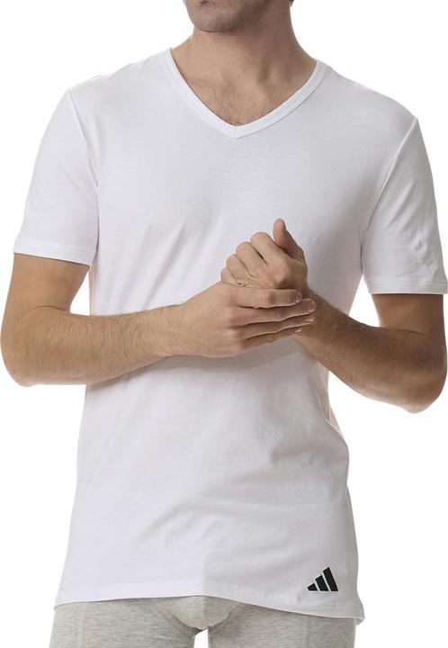Produktbild adidas 4er Pack Active Flex Cotton Unterhemd / Shirt Kurzarm (M)