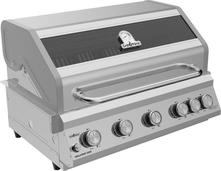 Produktbild Grillfürst G591G 5-Brenner Einbaugrill mit Heckbrenner und Gusseisen Rosten (15 kW)