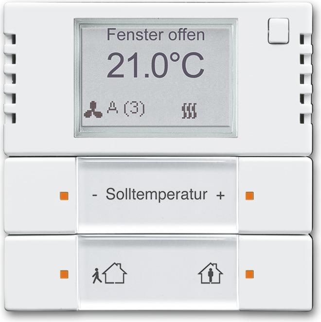 Image du produit Busch-Jaeger Régulateur de température ambiante UP KNX PowN std-ws glz