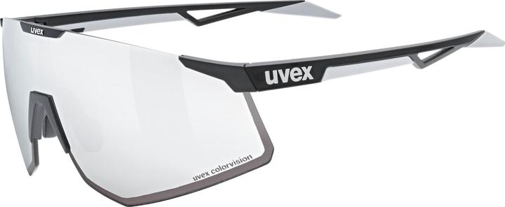 Uvex Sports pace perform CV (Noir mat, colorvision serious silver)