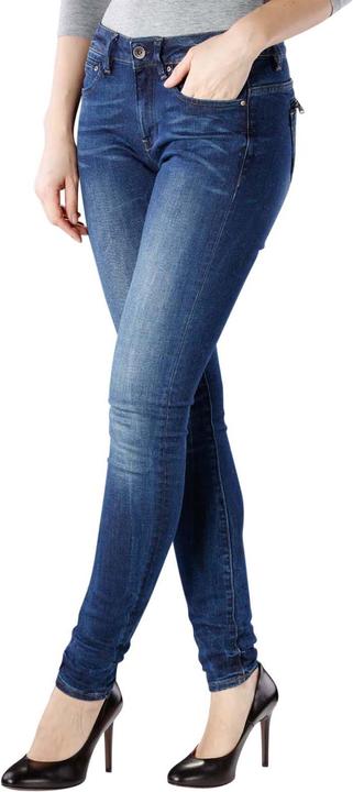 Immagine prodotto G-Star Midge Zip Mid Skinny Jeans scuro invecchiato (W28/L30)