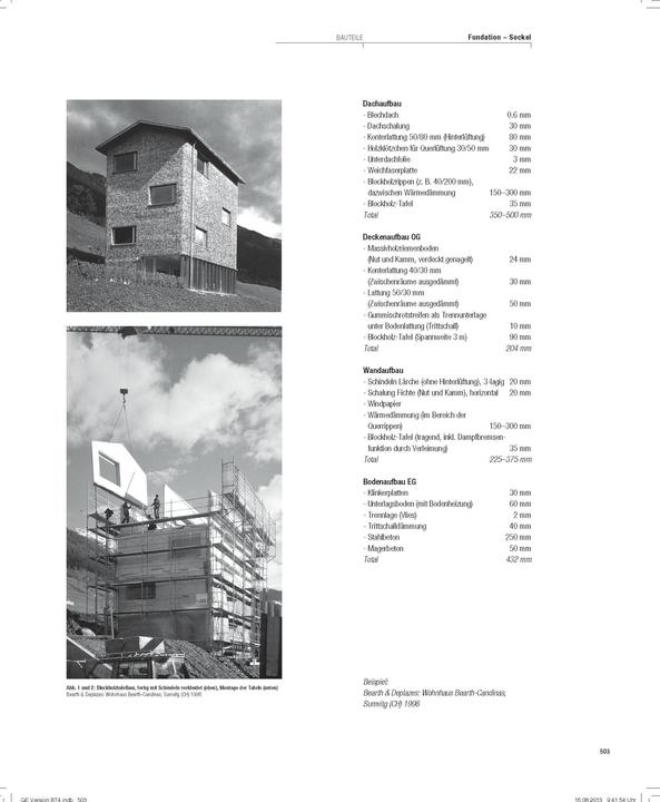 Nährwerte und Zutaten Architektur konstruieren (Deutsch, Andrea Deplazes, 2022)