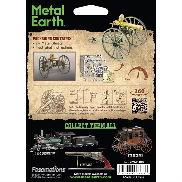 Image du produit Metal Earth Gatling Gun du Far West