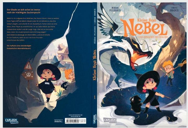 Actual product image Kleine Hexe Nebel 1: Das Erwachen des Drachen (German, Jérôme Pélissier, Carine Hinder, 2024)