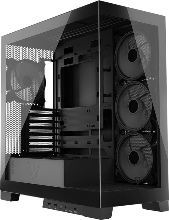 Produktbild Modecom Computergehäuse Volcano SPACE APEX ARGB MIDI USB 3.0 X 2 CYPE-C (mATX, Mini-ITX)