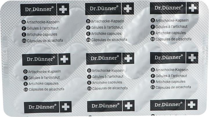 Actual product image Dr. Dünner Artichoke Liver Function (30 Piece, Capsules, 37 g)