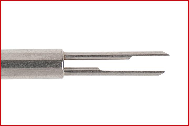 Produktbild KS Tools Entriegelungswerkzeug für Flachstecker 2,8 mm (AMP Tyco JT, AMP Tyco JPT asy)