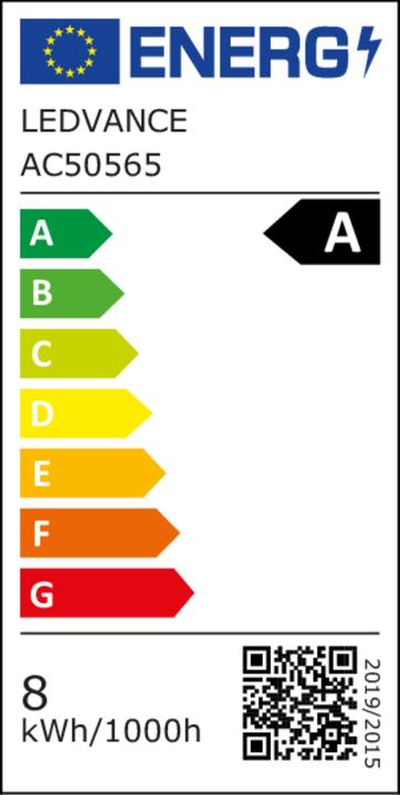 Energy Label Osram LED LAMPS ENERGY CLASS A ENERGY EFFICIENCY FILAMENT CLASSIC A 7.2W 840 Clear E27 (E27, 7.20 W, 1521 lm, 6 x, A)
