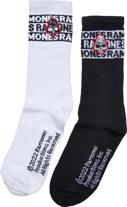 Merchcode Ramones Skull Socks 2-Pack - 19829