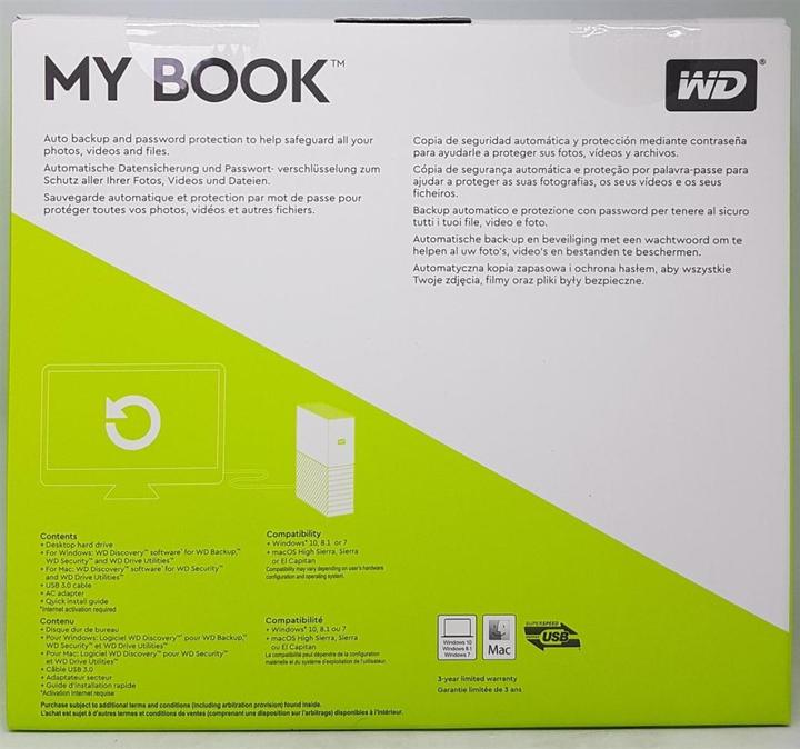 Actual product image WD My Book (14 TB)