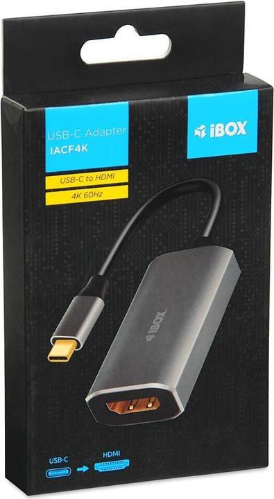 Immagine prodotto iBox Adattatore USB-C HDMI IACF4K (USB-C, 15 cm)