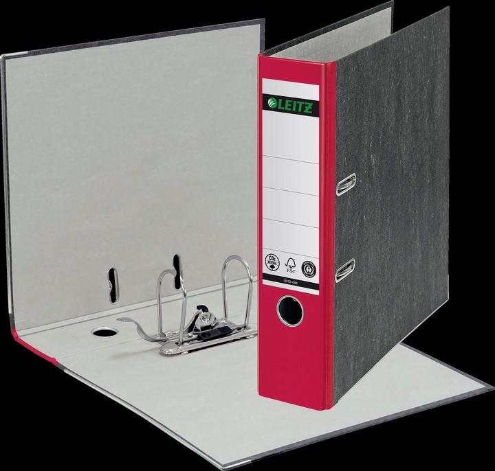 Immagine prodotto Leitz STANDARD-ORDER A4 80MM Con fessure, per formato A4, cartone (RC), larghezza del dorso 80mm. Pate (A4, 80 mm, 1 Pezzo/i)