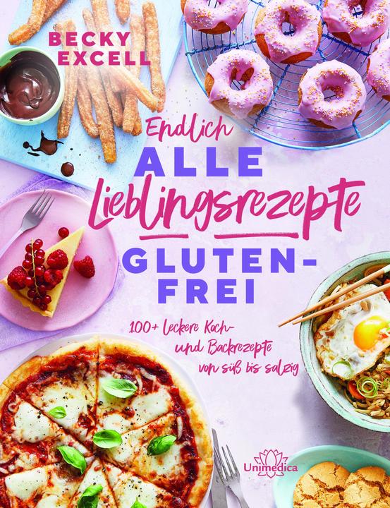 Actual product image Endlich ALLE Lieblingsrezepte GLUTENFREI (German, Becky Excell, 2022)