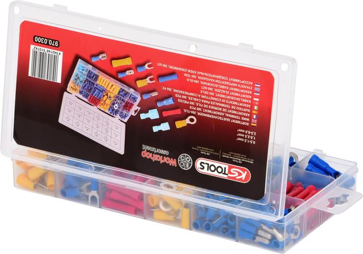 Image du produit KS Tools Assortiment de connecteurs à sertir, 360 pièces