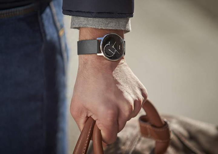 Image du produit Withings Acier Plein Noir (Montre analogique, Montre connectée, 36 mm)