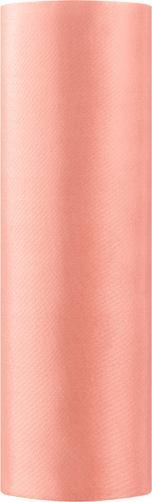 Produktbild Partydeco Satin Plain, coral, 0.16 x 9m (1 pc. / 9 lm)