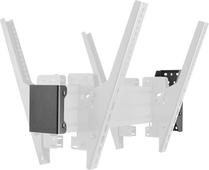 Actual product image Hagor 3225, Support, Noir, Acier, 3210, 3211, 3212, 100 mm, 130 mm