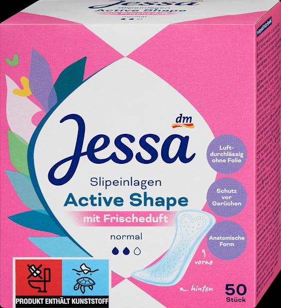 Immagine prodotto dm Jessa Panty Liners Active Shape Fragranza fresca (Fodere per mutande)