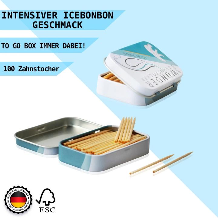 Actual product image Wunder Zahnstocher Toothpicks with flavour (1 x)