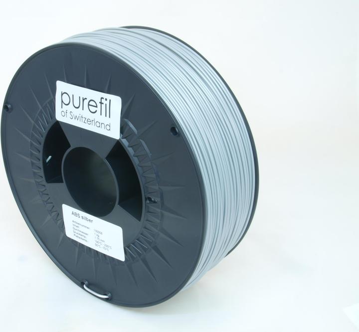 Produktbild Purefil Filament (ABS, 1.75 mm, 1000 g, Silber)