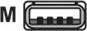 Image du produit Datalogic 90A052258 - 2 m - USB A - USB 2.0 - mâle