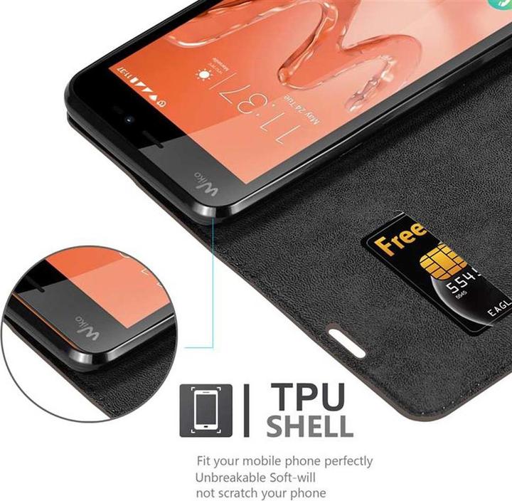 Produktbild Cadorabo Book Invisible Magnet Cover (Wiko Freddy)