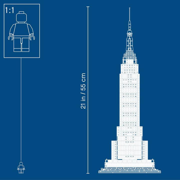 Actual product image LEGO Empire State Building (21046, LEGO Architecture)