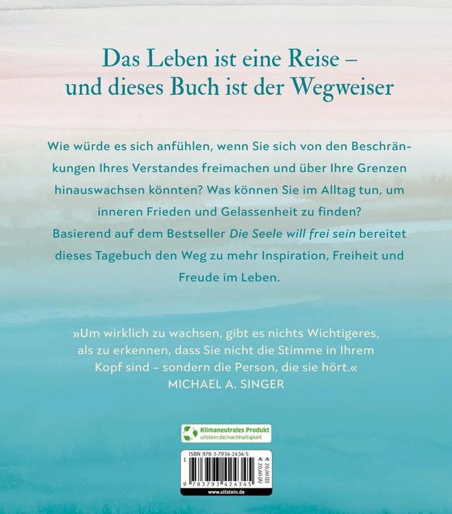 Actual product image Die Seele will frei sein – Das Tagebuch (German, Michael A. Singer, 2021)