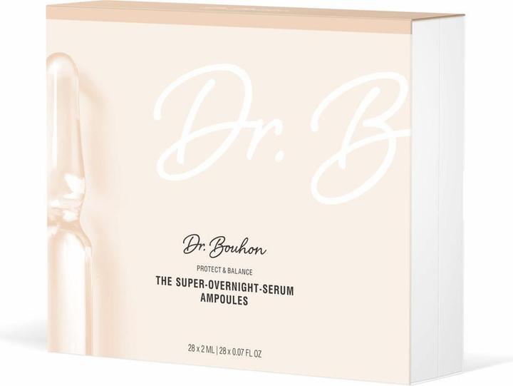 Actual product image Dr. Bouhon Protect & Balance The Super Overnight Serum Ampoules (56 ml)