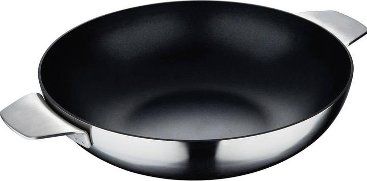 MasterPRO Wok 9.23 L 28 X 7 cm, stainless steel (28 cm, Wok, Stainless steel)