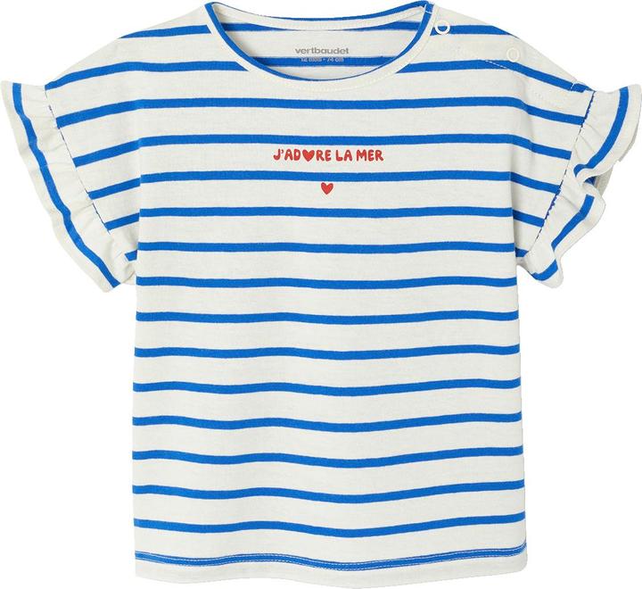 Produktbild Vertbaudet Mädchen Baby-Set: T-Shirt & Trägerrock (98)
