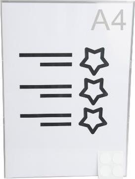 Produktbild MultiLine Holder til A4 Info Smiley med dobbelt tape,1 stk