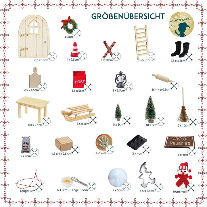 24 Tage Wichtelzauber Wichteltür Set
