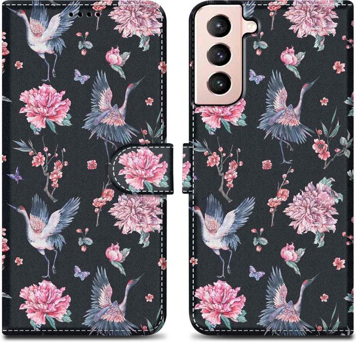 Actual product image Cadorabo Book cover with print (Samsung Galaxy S21+)