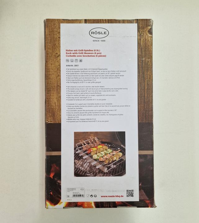 Produktbild Rösle Halter mit Grillspiessen